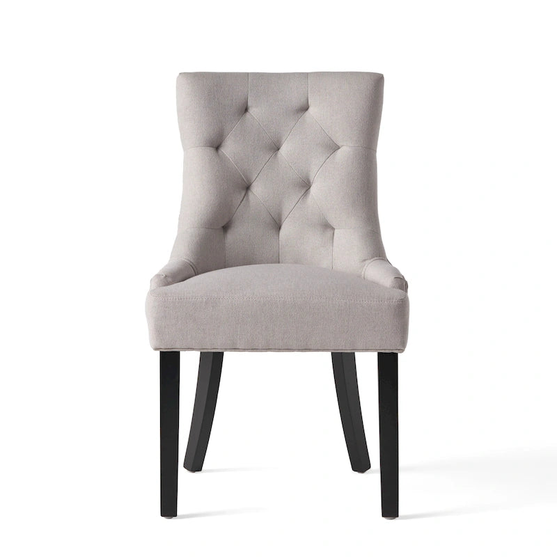 Christopher Knight Home Cheney Chaises de salle à manger capitonnées contemporaines (Lot de 2) - 21.50 L x 25.00 W x 36.00 H