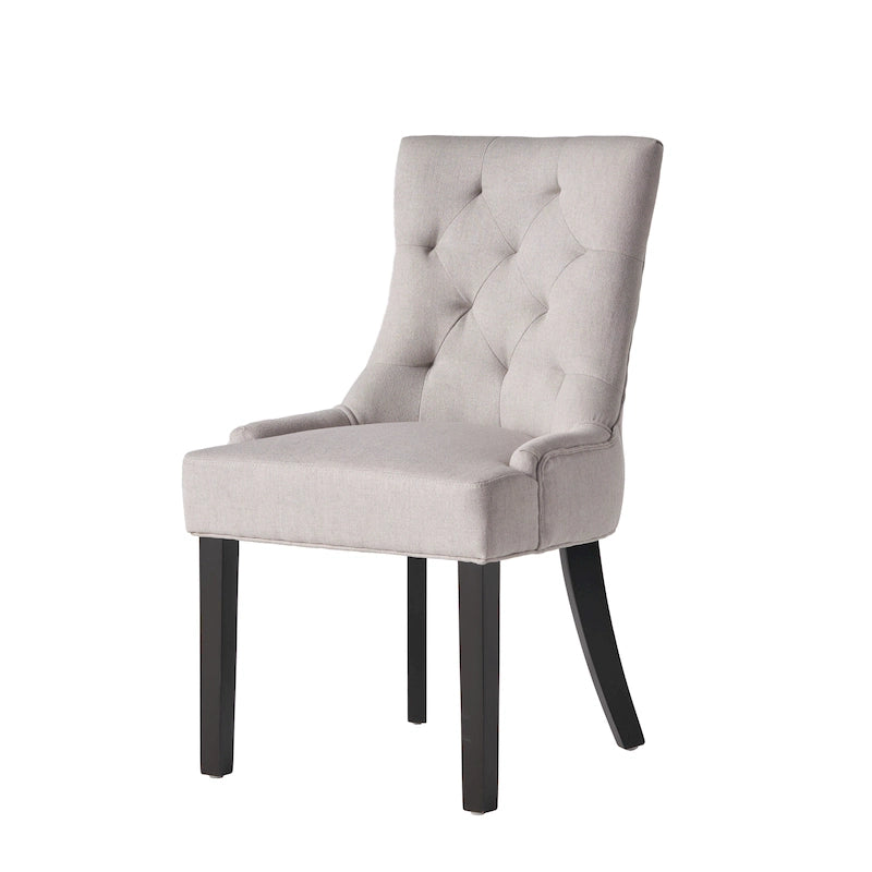 Christopher Knight Home Cheney Chaises de salle à manger capitonnées contemporaines (Lot de 2) - 21.50 L x 25.00 W x 36.00 H