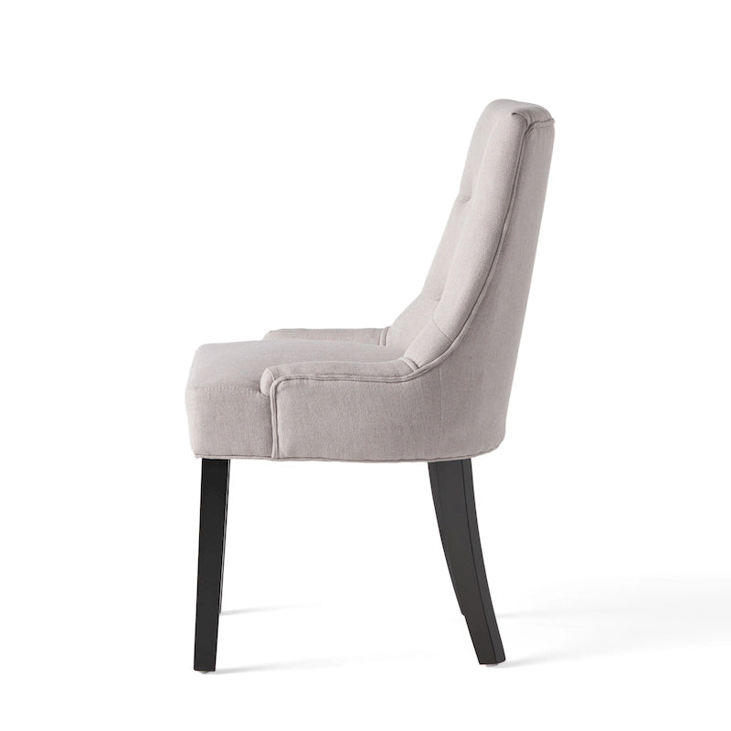 Christopher Knight Home Cheney Chaises de salle à manger capitonnées contemporaines (Lot de 2) - 21.50 L x 25.00 W x 36.00 H