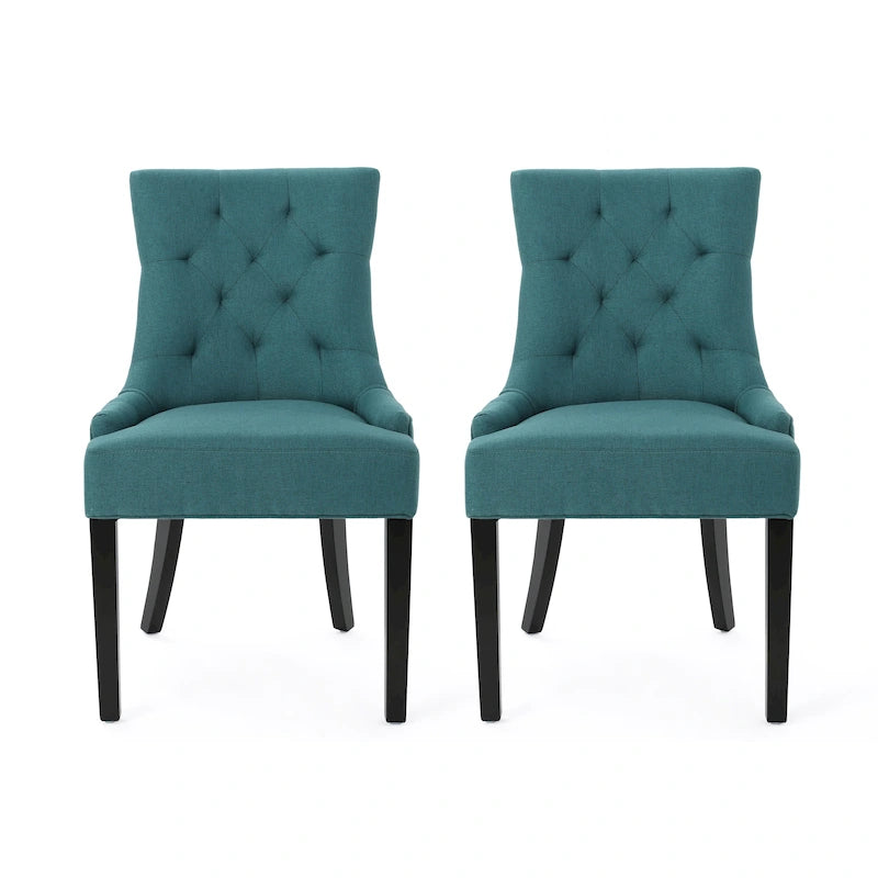 Christopher Knight Home Cheney Chaises de salle à manger capitonnées contemporaines (Lot de 2) - 21.50 L x 25.00 W x 36.00 H