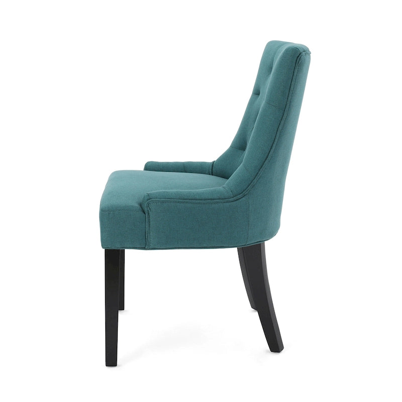 Christopher Knight Home Cheney Chaises de salle à manger capitonnées contemporaines (Lot de 2) - 21.50 L x 25.00 W x 36.00 H