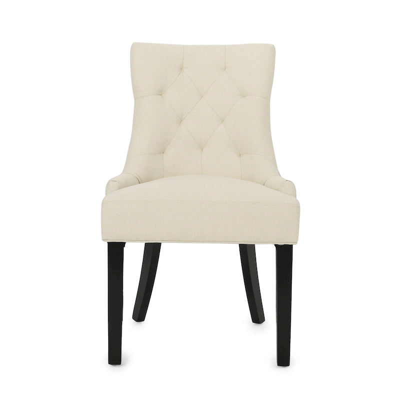 Christopher Knight Home Cheney Chaises de salle à manger capitonnées contemporaines (Lot de 2) - 21.50 L x 25.00 W x 36.00 H