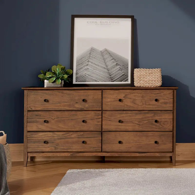 Commode à 6 tiroirs Greenport Grain Wood Furniture