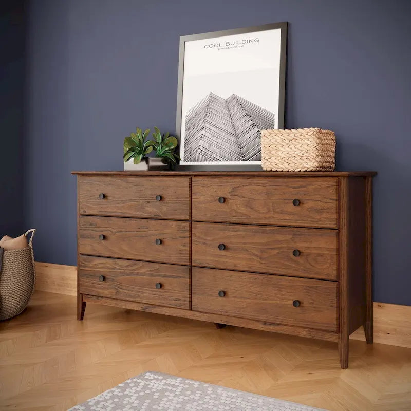 Commode à 6 tiroirs Greenport Grain Wood Furniture