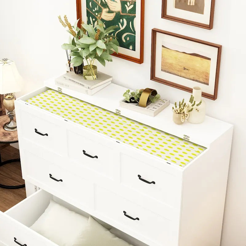 Lit escamotable grand format avec tiroirs pour bureau à domicile ou petite pièce