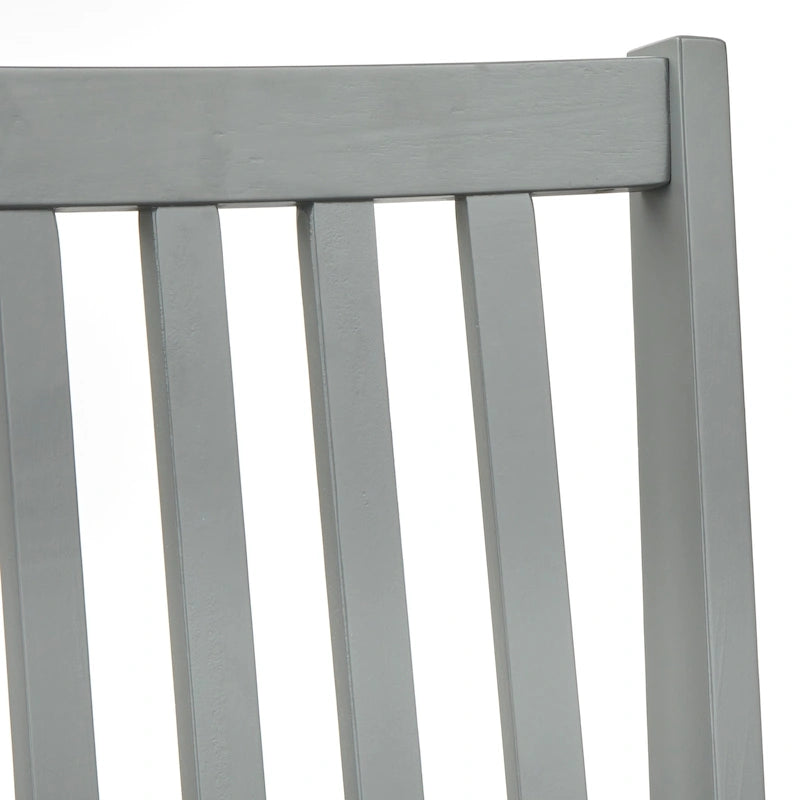 Chaises de salle à manger en bois massif à lattes Simple Living (lot de 4)