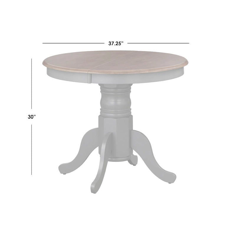 Simple Living Carolina 5-piece Farmhouse Solid Wood Dining Set with Leaf