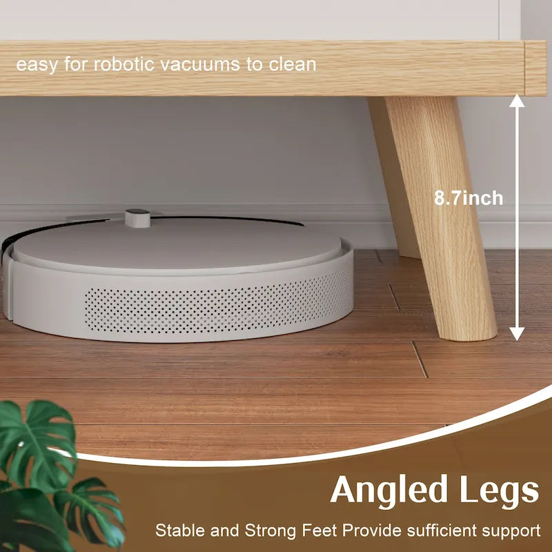 Table basse en bois Futzca avec compartiment caché