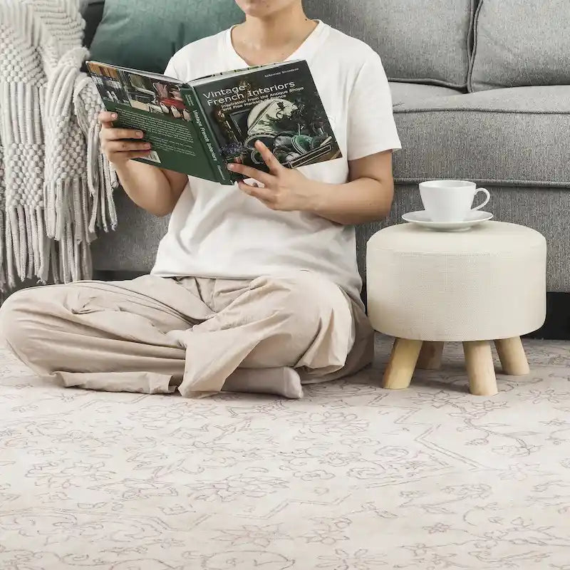Pouffe Repose-Pieds pour Animaux Adeco