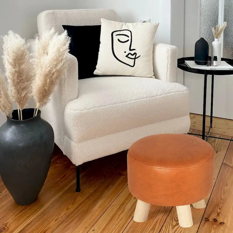 Pouffe Repose-Pieds pour Animaux Adeco