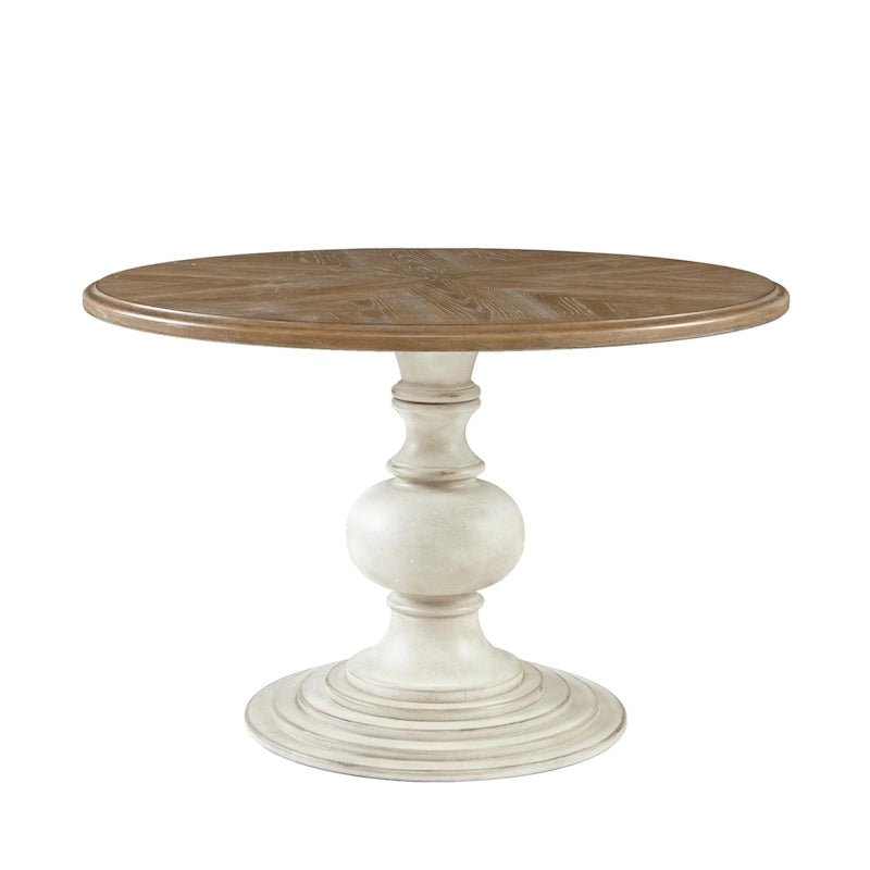 Madison Park Hemlock Table de salle à manger piédestal ronde 46" Table de salle à manger