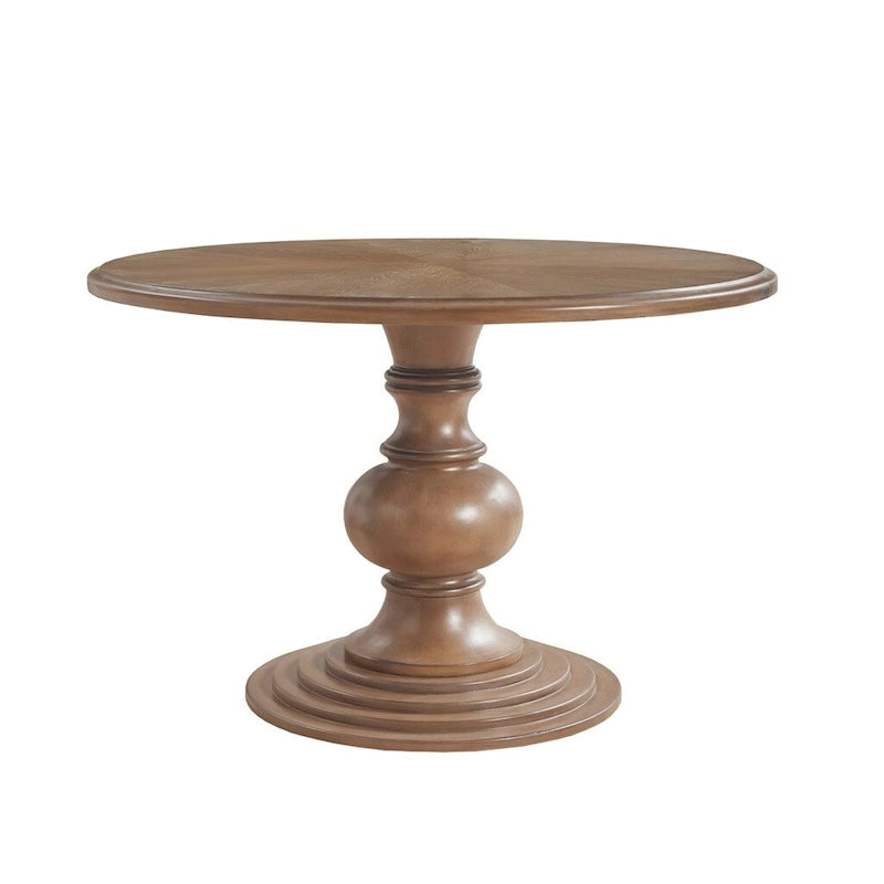 Madison Park Hemlock Table de salle à manger piédestal ronde 46" Table de salle à manger