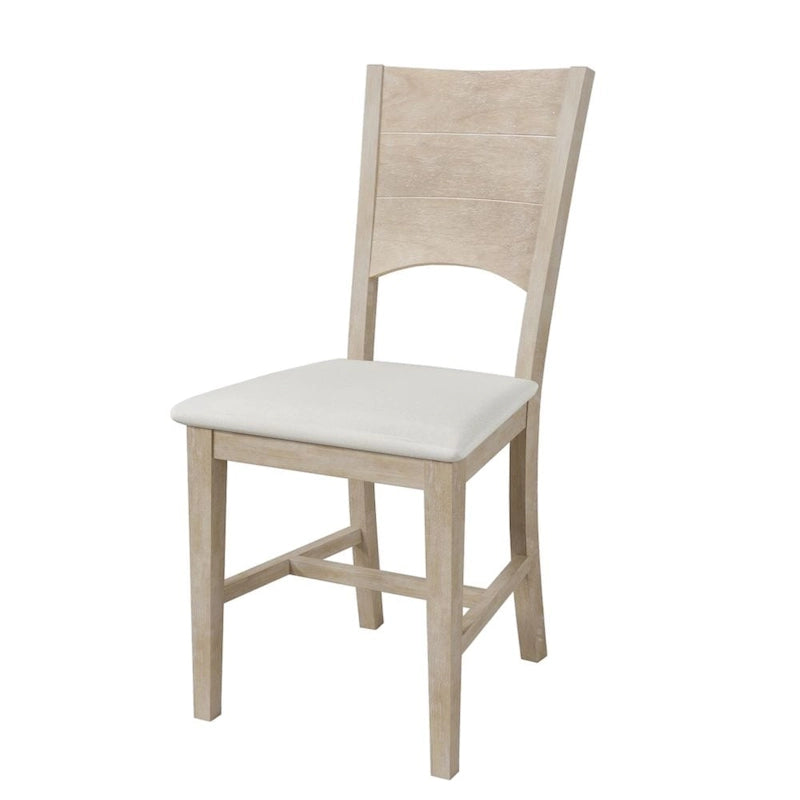 Ensemble de salle à manger 6 pièces en bois demi-rond avec longue banquette et 4 chaises de salle à manger