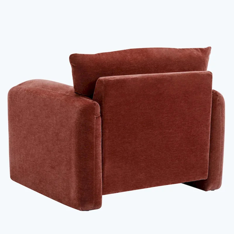 Fauteuil d'appoint surdimensionné de style moderne pour salon, chambre à coucher