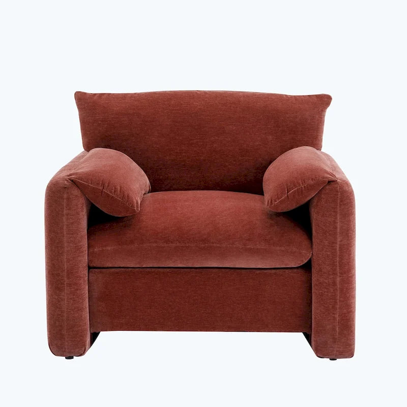 Fauteuil d'appoint surdimensionné de style moderne pour salon, chambre à coucher
