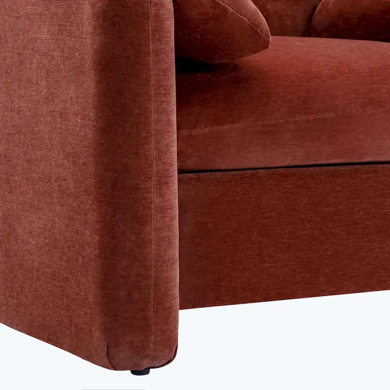 Fauteuil d'appoint surdimensionné de style moderne pour salon, chambre à coucher