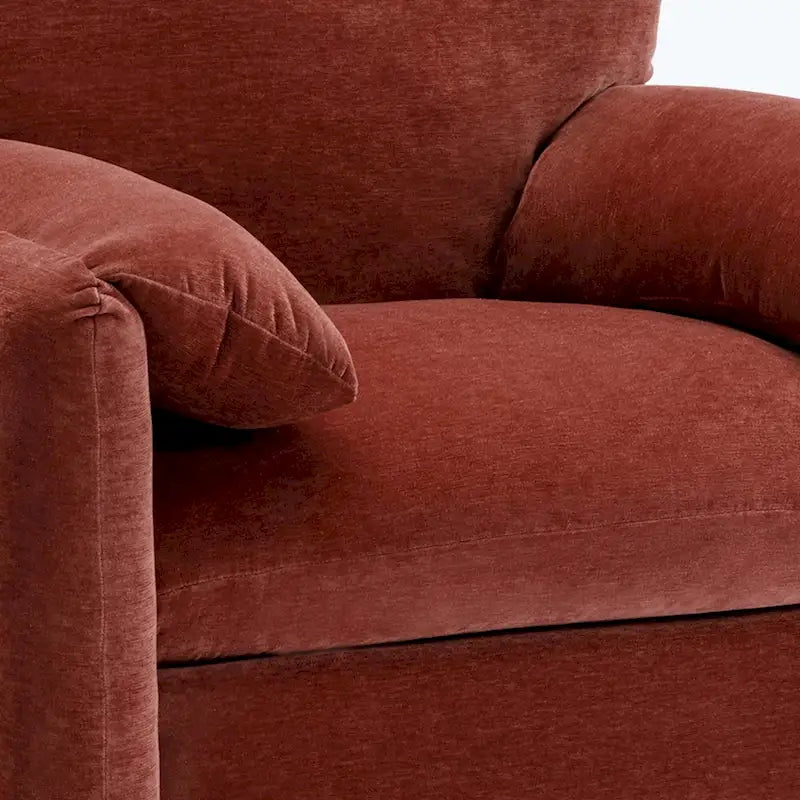 Fauteuil d'appoint surdimensionné de style moderne pour salon, chambre à coucher