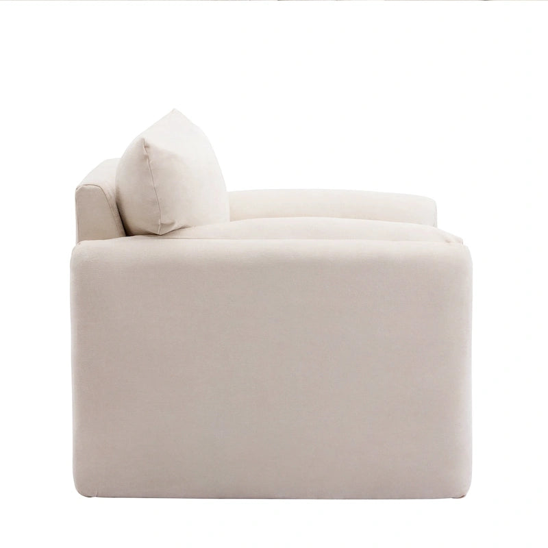 Fauteuil d'appoint surdimensionné de style moderne pour salon, chambre à coucher
