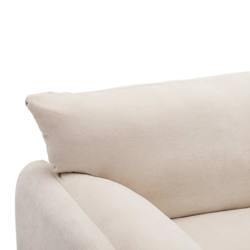 Fauteuil d'appoint surdimensionné de style moderne pour salon, chambre à coucher