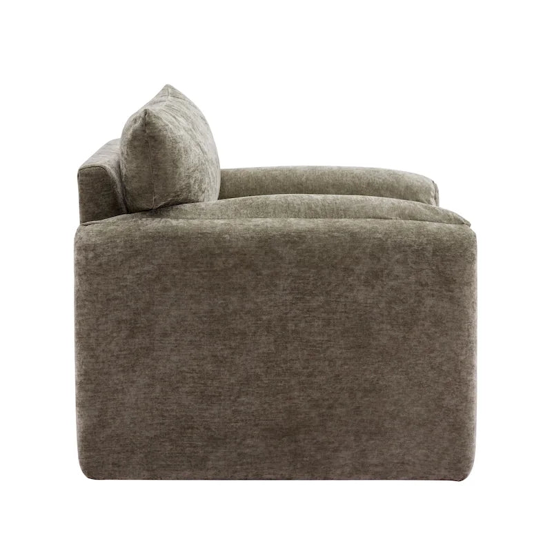 Fauteuil d'appoint surdimensionné de style moderne pour salon, chambre à coucher