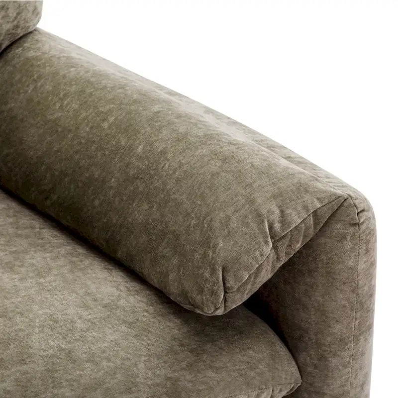 Fauteuil d'appoint surdimensionné de style moderne pour salon, chambre à coucher