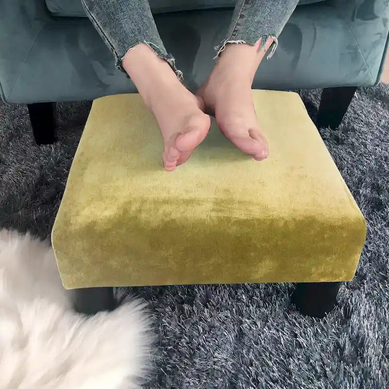 Tabouret marchepied pour animaux de compagnie en tissu rembourré Adeco Ottoman