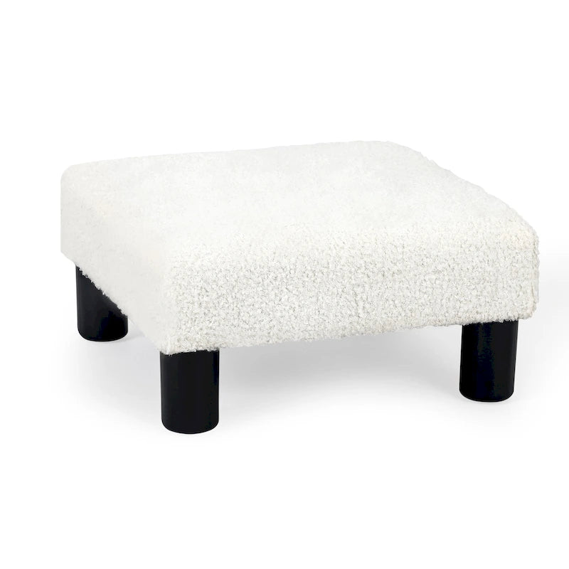 Tabouret marchepied pour animaux de compagnie en tissu rembourré Adeco Ottoman
