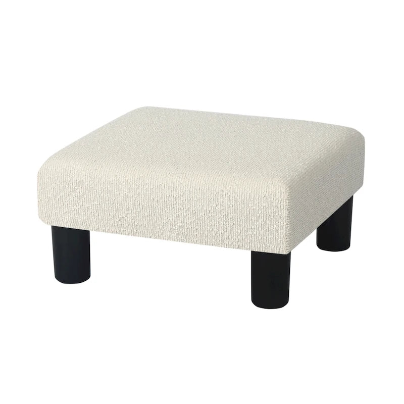 Tabouret marchepied pour animaux de compagnie en tissu rembourré Adeco Ottoman
