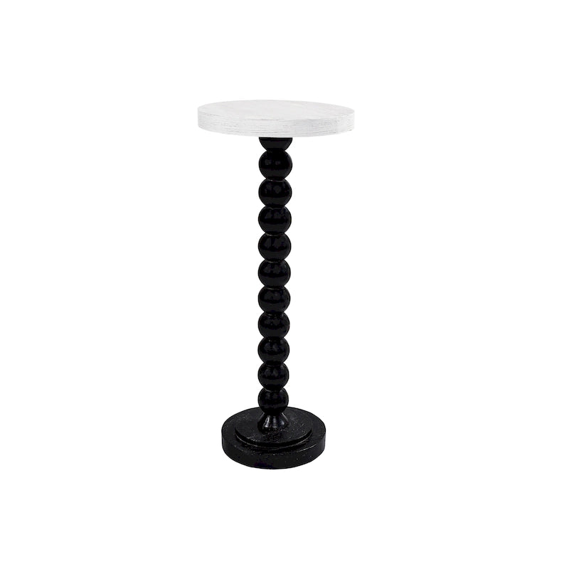 COZAYH Table d'appoint contemporaine avec base piédestal