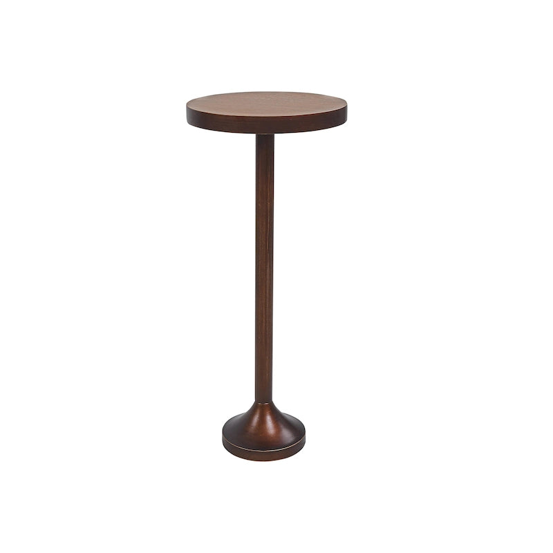 COZAYH Table d'appoint contemporaine avec base piédestal