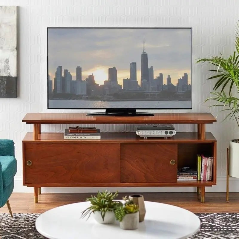 Meuble TV en bois Simple Living Margo style moderne du milieu du siècle