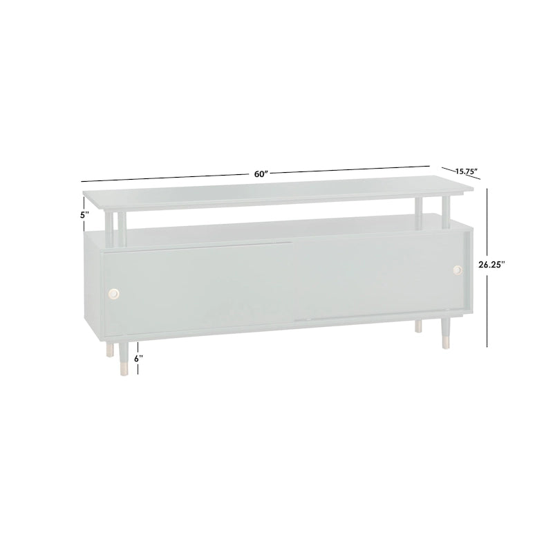 Meuble TV en bois Simple Living Margo style moderne du milieu du siècle