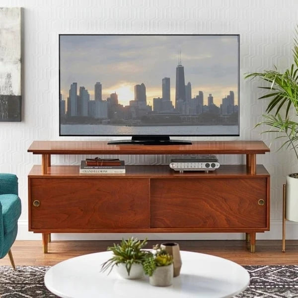 Meuble TV en bois Simple Living Margo style moderne du milieu du siècle