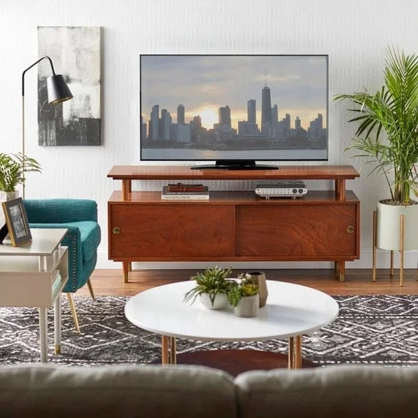 Meuble TV en bois Simple Living Margo style moderne du milieu du siècle