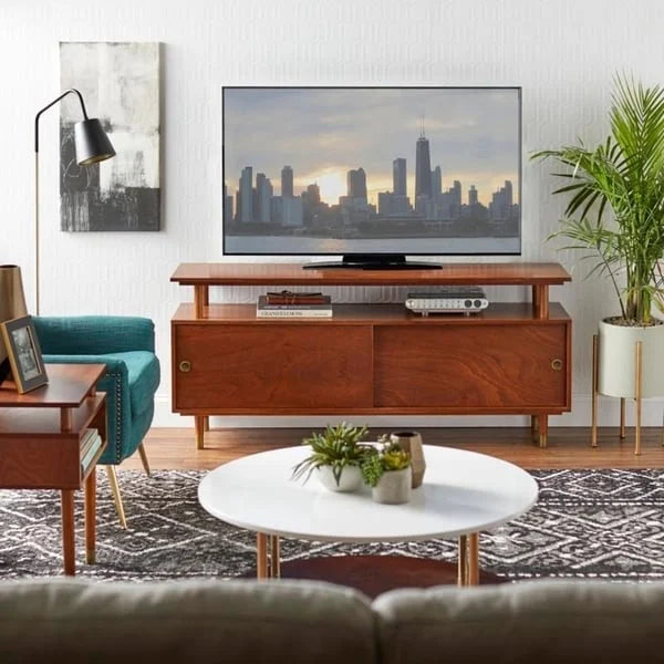 Meuble TV en bois Simple Living Margo style moderne du milieu du siècle