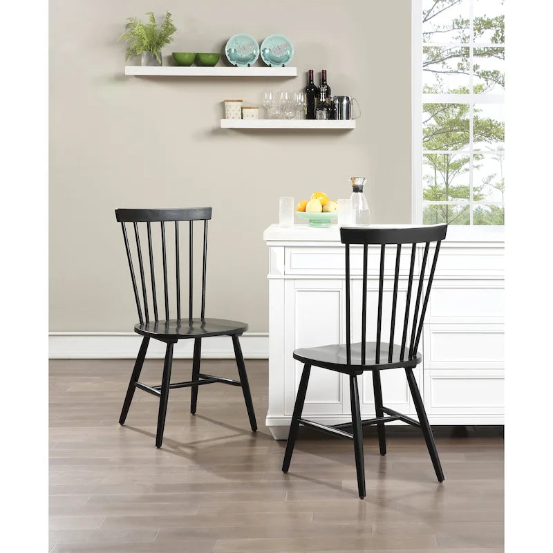 Chaises de salle à manger Eagle Ridge Farmhouse de style Windsor (lot de 2)