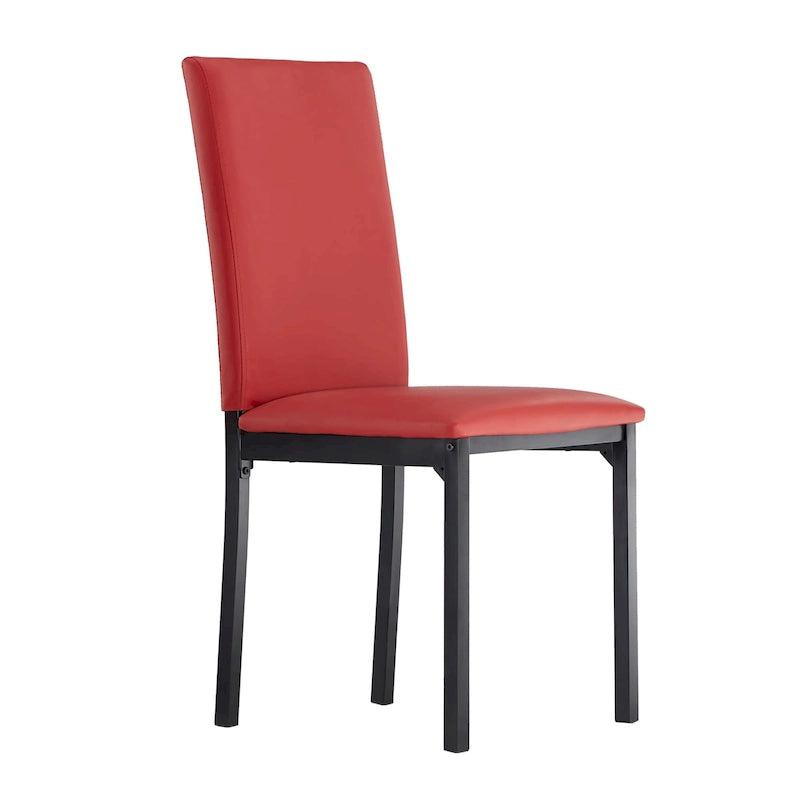 Chaise de salle à manger Darcy Espresso en métal tapissée (lot de 2) par iNSPIRE Q Bold
