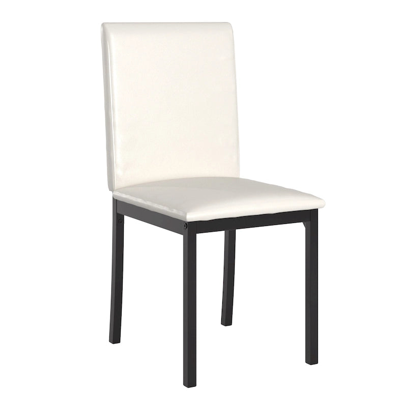 Chaise de salle à manger Darcy Espresso en métal tapissée (lot de 2) par iNSPIRE Q Bold