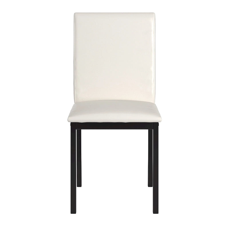 Chaise de salle à manger Darcy Espresso en métal tapissée (lot de 2) par iNSPIRE Q Bold