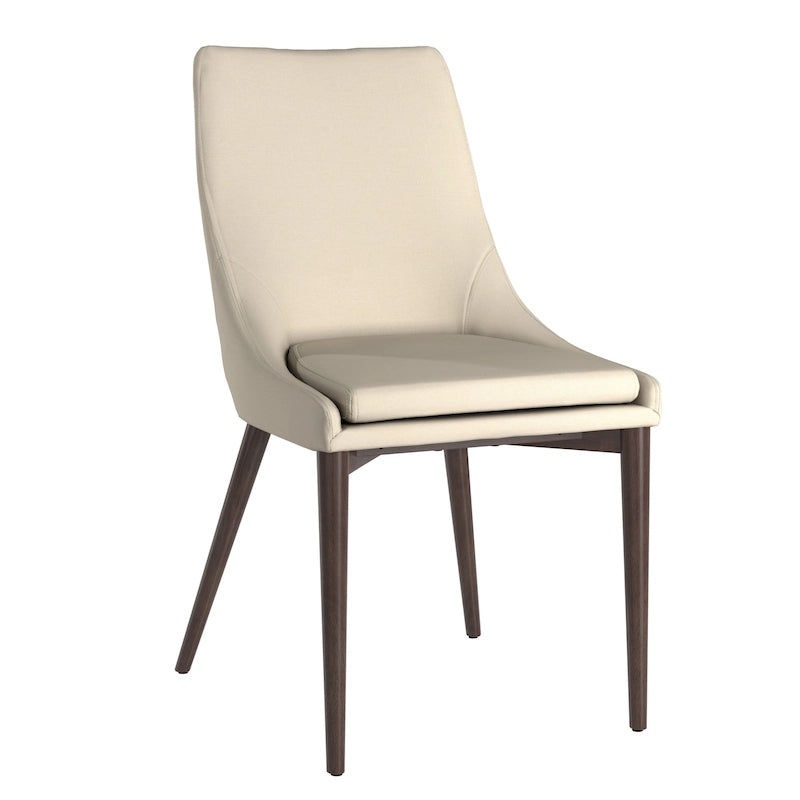 Chaises de salle à manger Sasha à dossier incurvé Mid-century (lot de 2) par iNSPIRE Q Modern