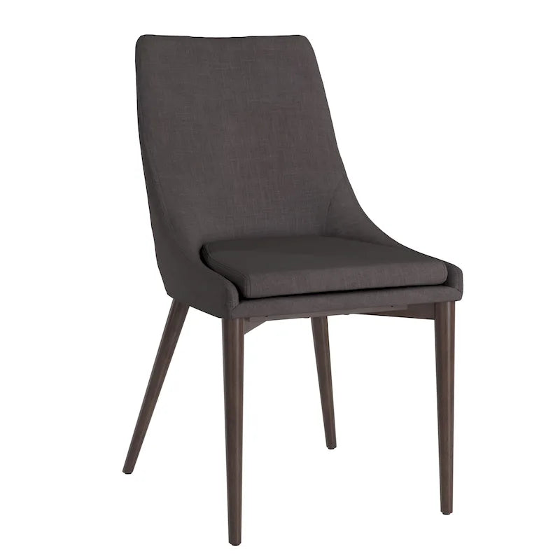 Chaises de salle à manger Sasha à dossier incurvé Mid-century (lot de 2) par iNSPIRE Q Modern