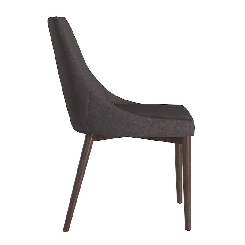 Chaises de salle à manger Sasha à dossier incurvé Mid-century (lot de 2) par iNSPIRE Q Modern