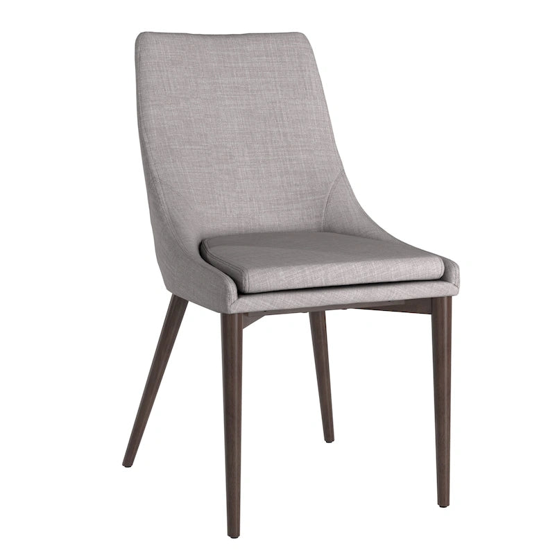 Chaises de salle à manger Sasha à dossier incurvé Mid-century (lot de 2) par iNSPIRE Q Modern