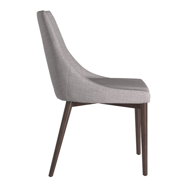 Chaises de salle à manger Sasha à dossier incurvé Mid-century (lot de 2) par iNSPIRE Q Modern