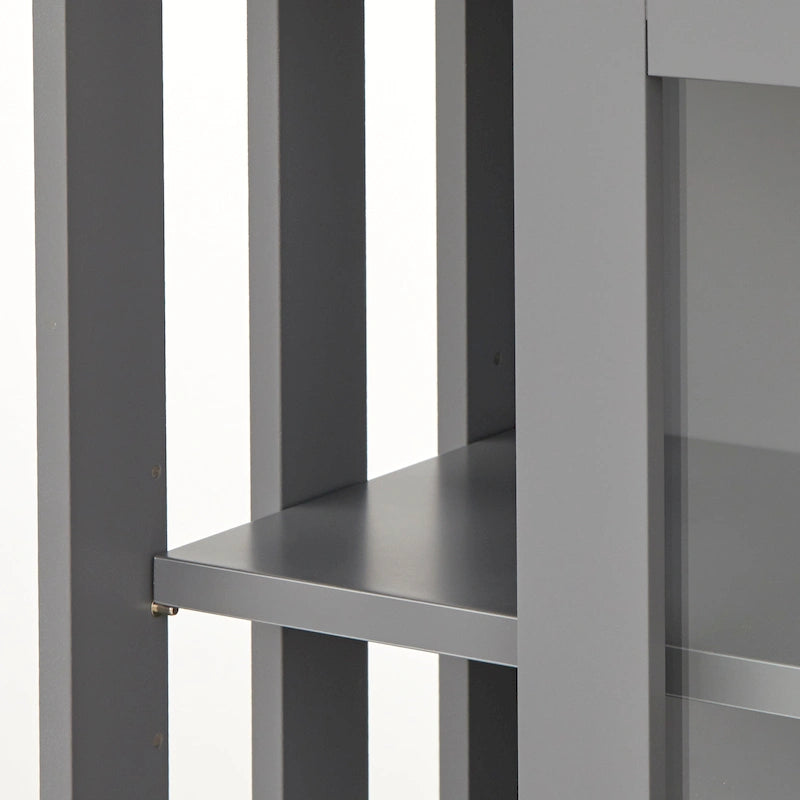 Argentier empilable avec portes coulissantes en verre Porch & Den Jefferson