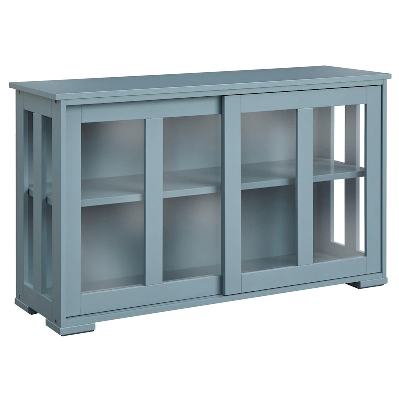 Argentier empilable avec portes coulissantes en verre Porch & Den Jefferson