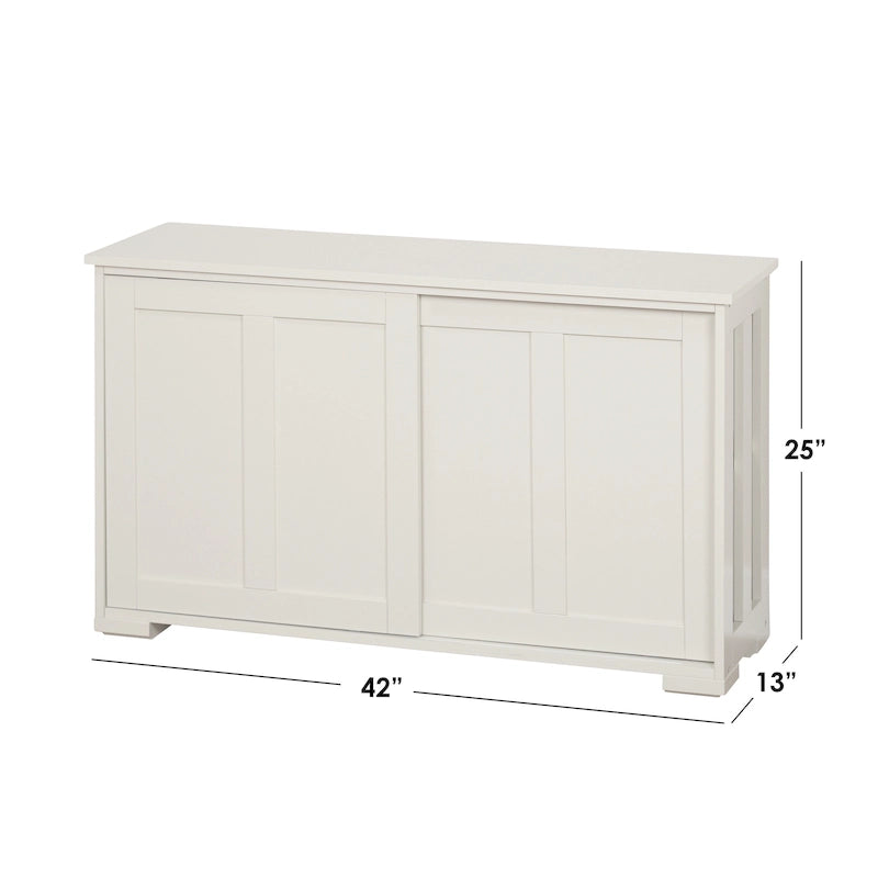 Argentier empilable avec portes coulissantes en verre Porch & Den Jefferson
