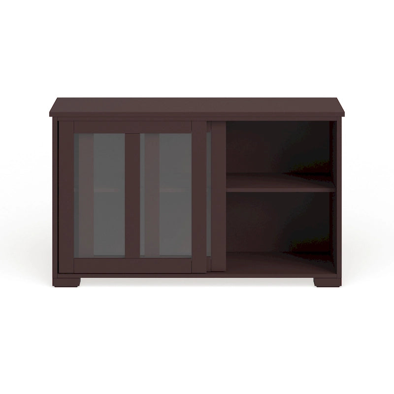 Argentier empilable avec portes coulissantes en verre Porch & Den Jefferson