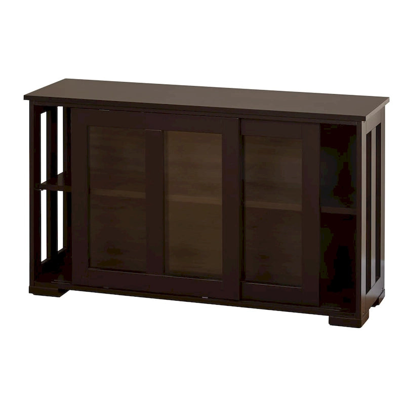Argentier empilable avec portes coulissantes en verre Porch & Den Jefferson