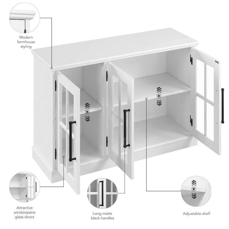 Meuble TV Westbrook 46W pour téléviseur de 65 pouces par Bush Furniture